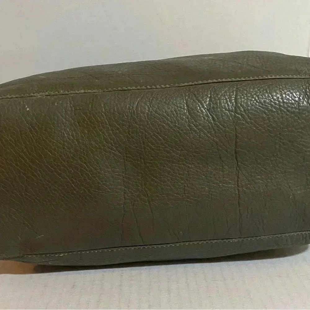 Michael kors grey distressed leather hobo/ shoulder handbag